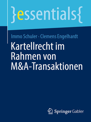 Kartellrecht im Rahmen von M&A-Transaktionen - ebook